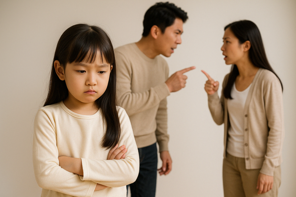 유아 자녀 인도