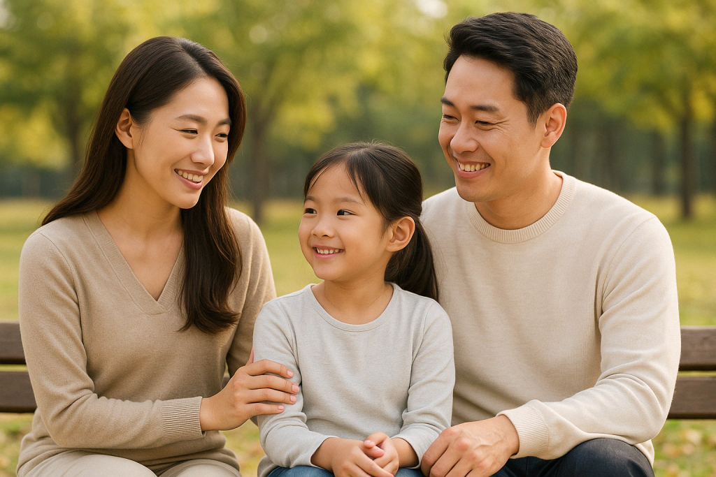 유아 자녀 인도