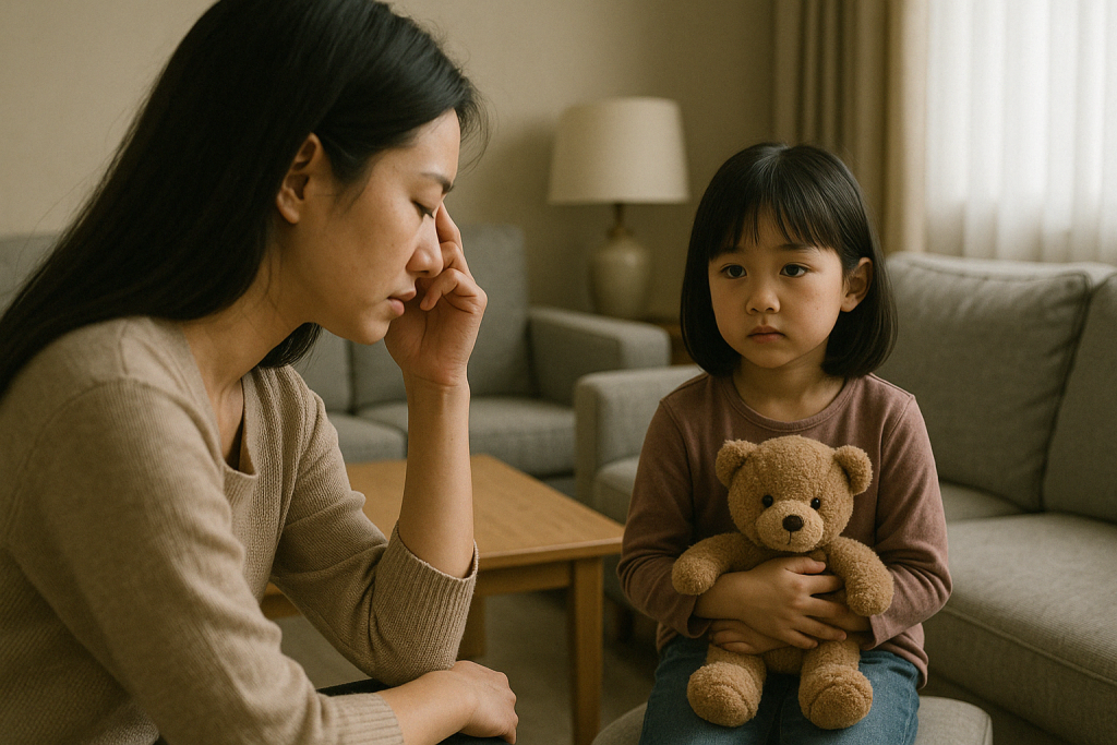 유아 자녀 인도