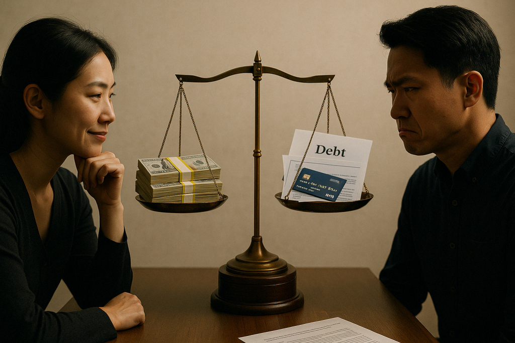 이혼 시 채무분할