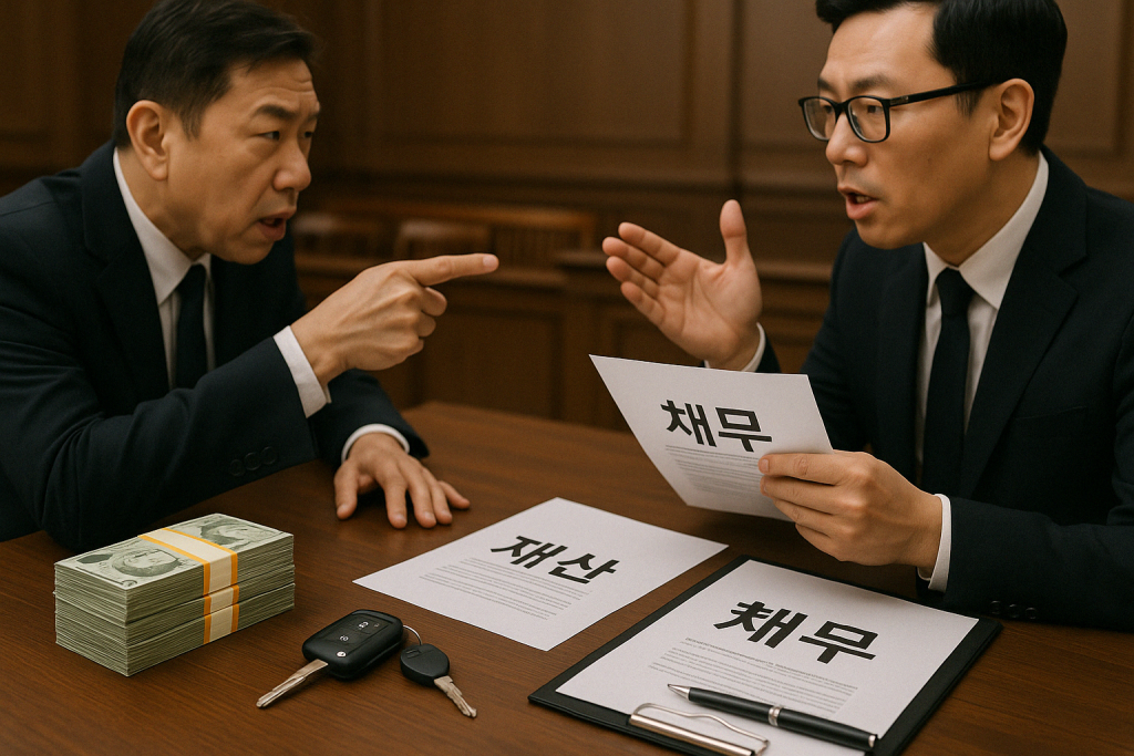 이혼 시 채무분할