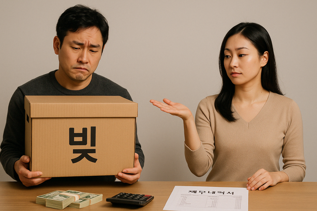 이혼 시 채무분할