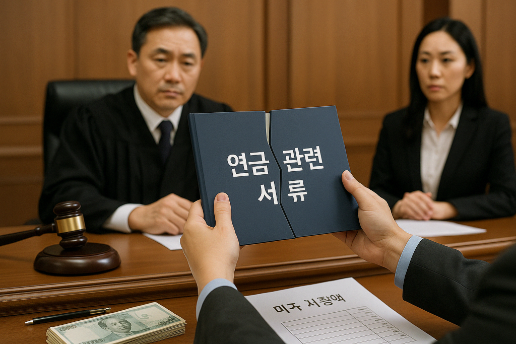 이혼 시 재산분할과 연금분할