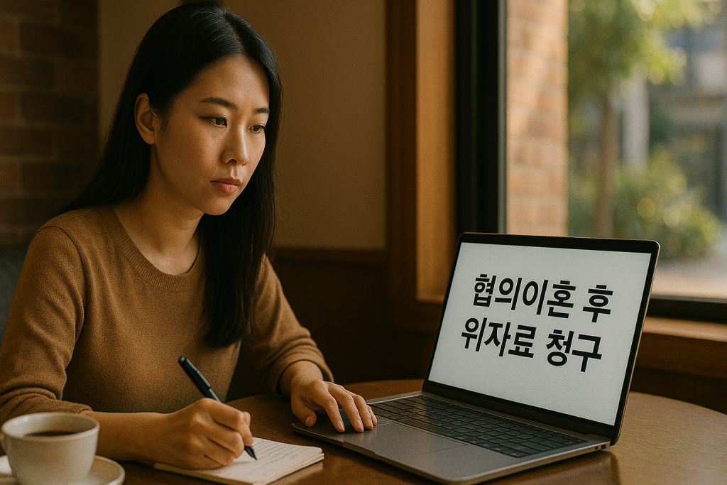 협의이혼 위자료 재산분할