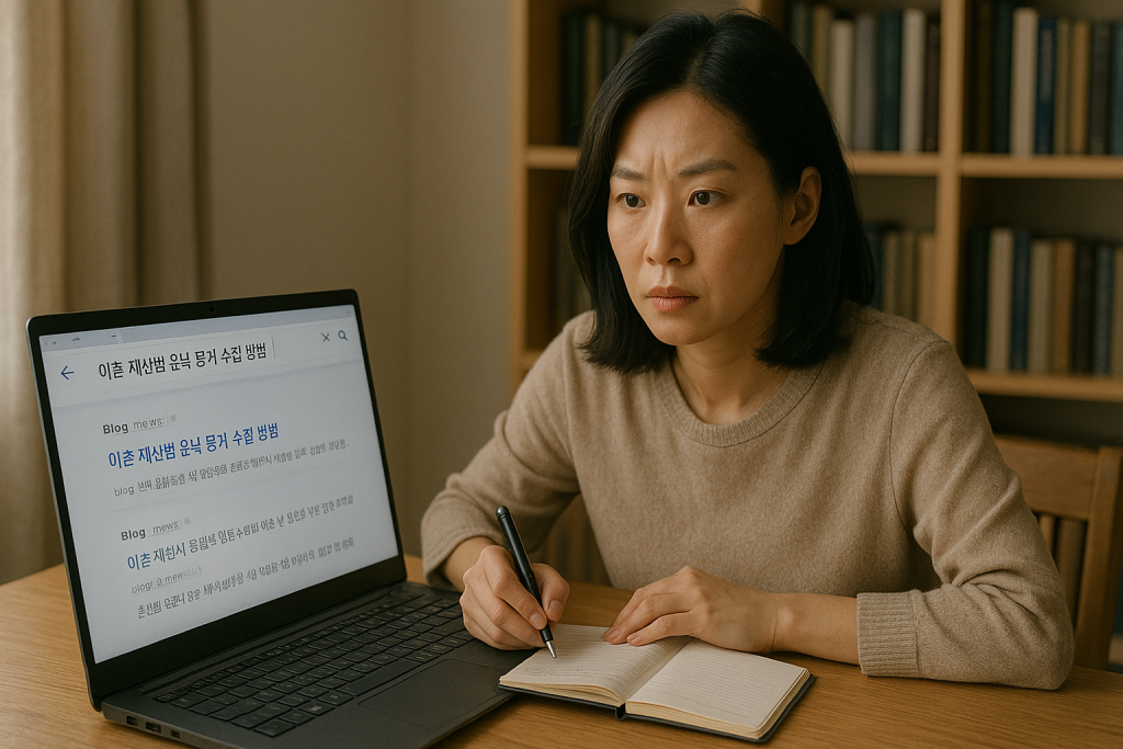 이혼 시 재산 은닉