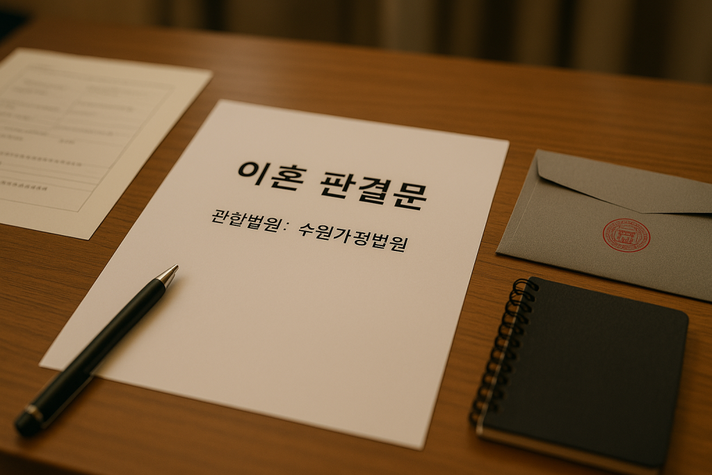 이혼 관할법원