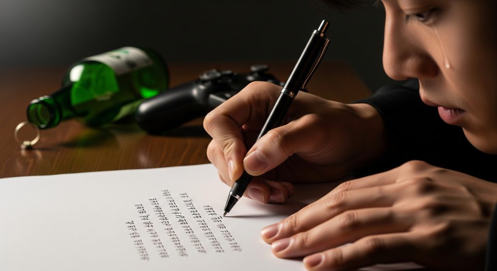 이혼 소송시 각서 효력