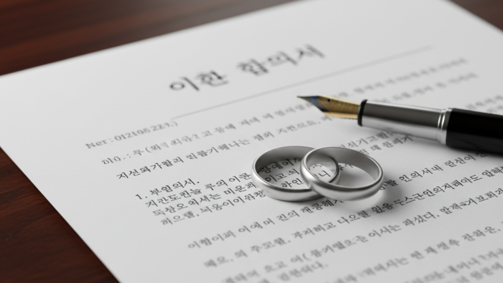 이혼 합의서