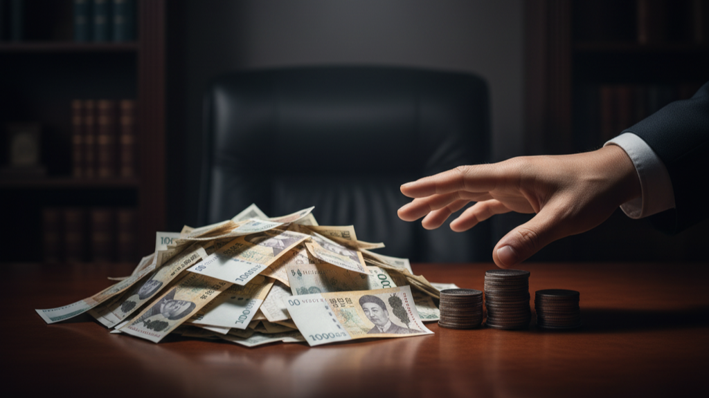 전 재산 포기 각서