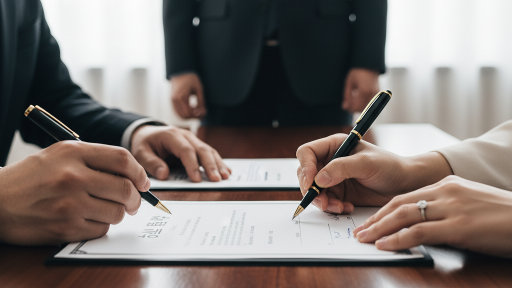 재산분할과 위자료 상계처리