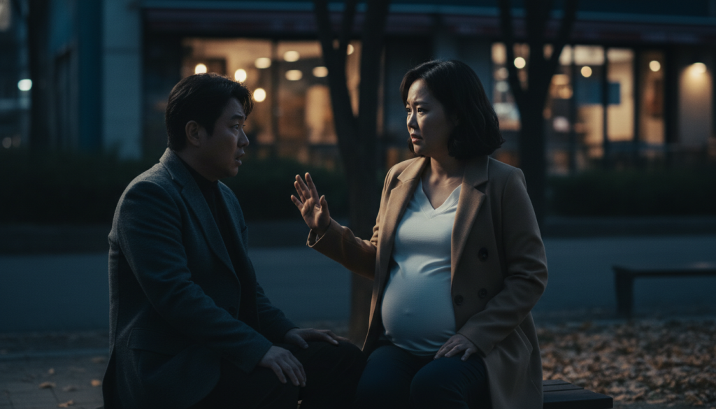 임신한 내연녀의 협박