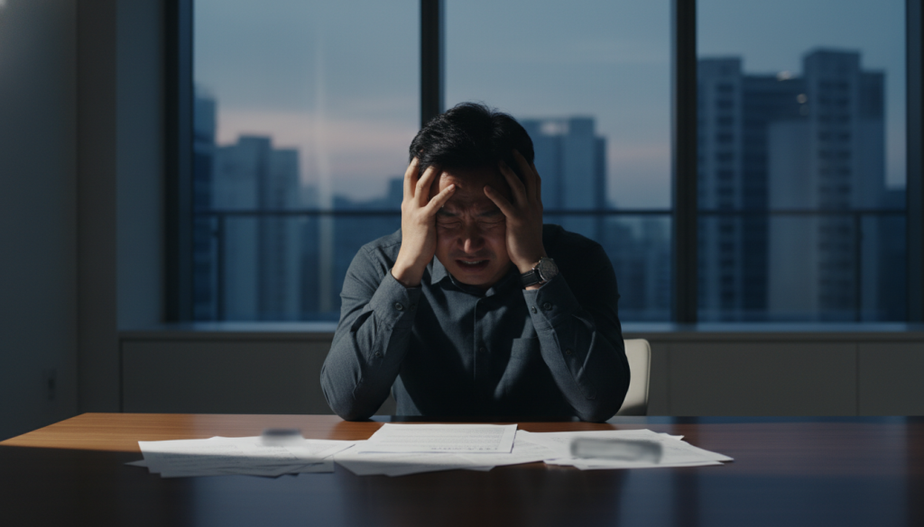 임신한 내연녀의 협박