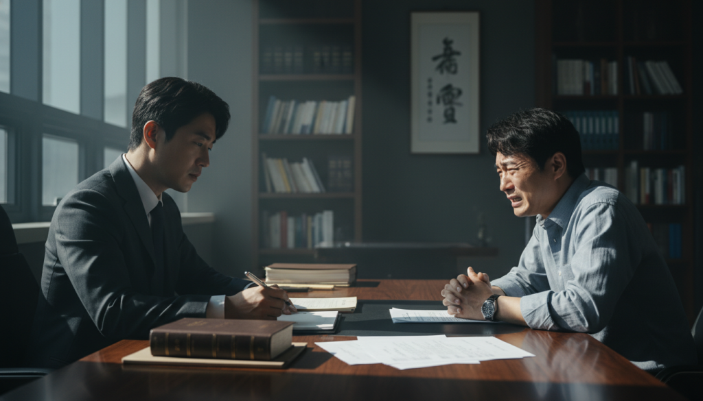 임신한 내연녀의 협박